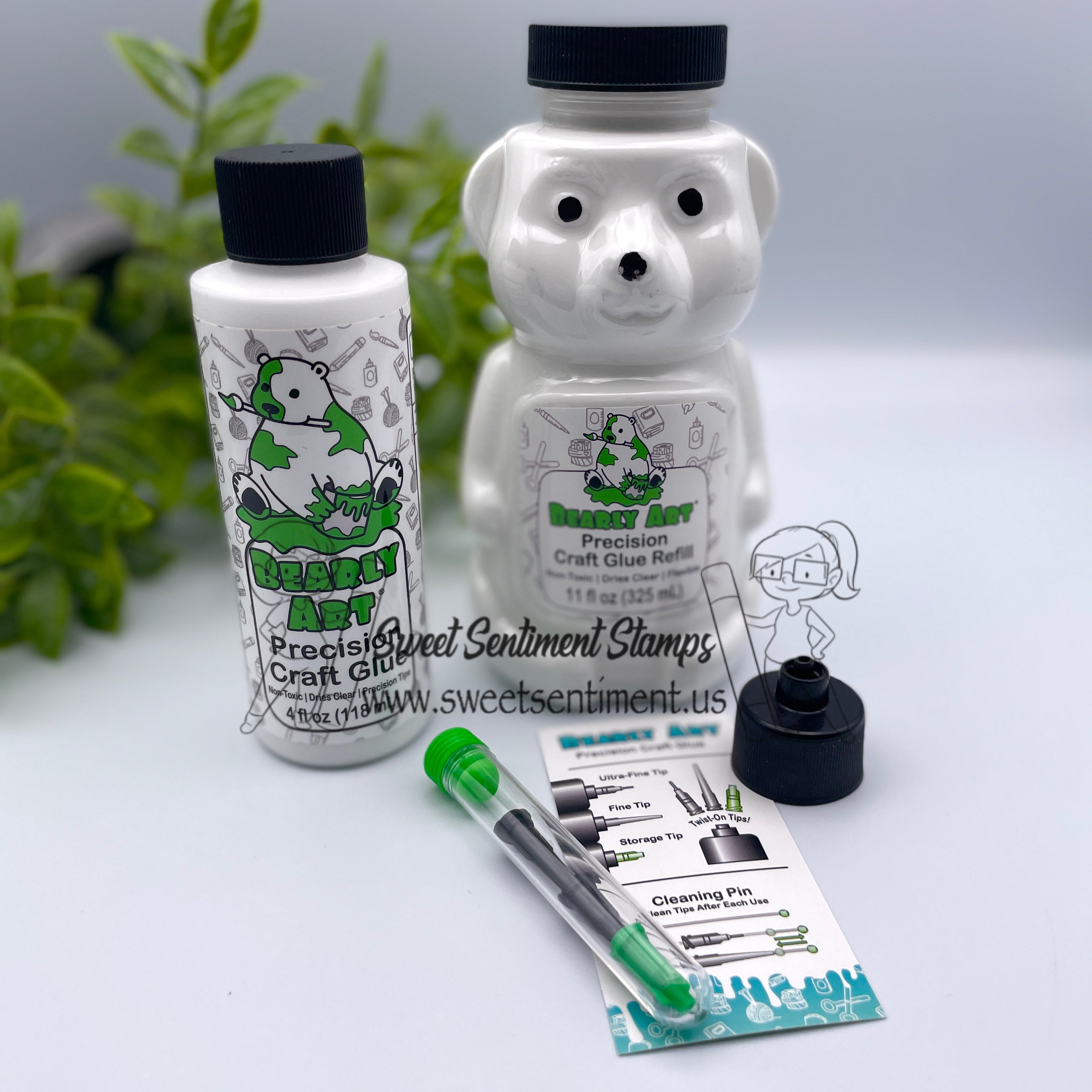 Limited Edition Two Tone/Color Changing Bearly Art Glue Holder - Yahoo  Shopping