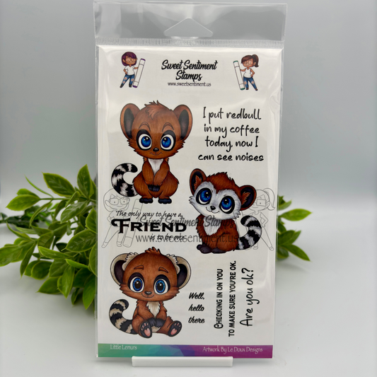 Little Lemurs Stamp Set