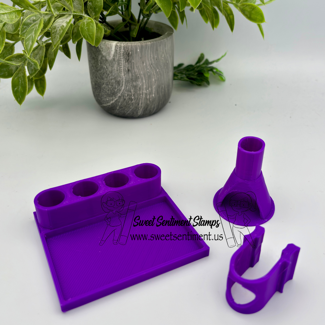 Refill Station & Easy Squeezer Bundle by LeDoux Designs - Purple
