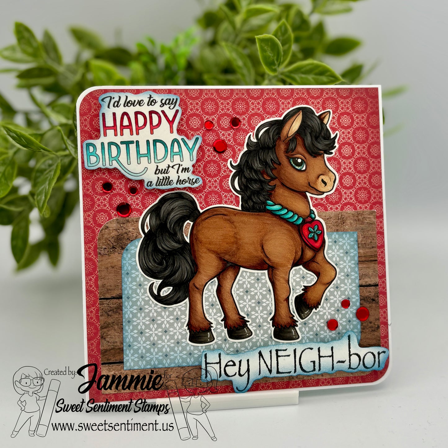 A Little Horse Stamp Set