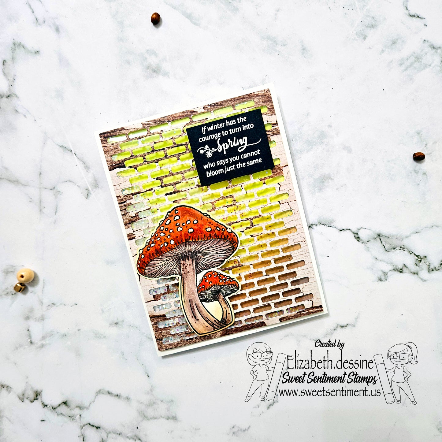 Mushroom Pixi Stamp & Die Set