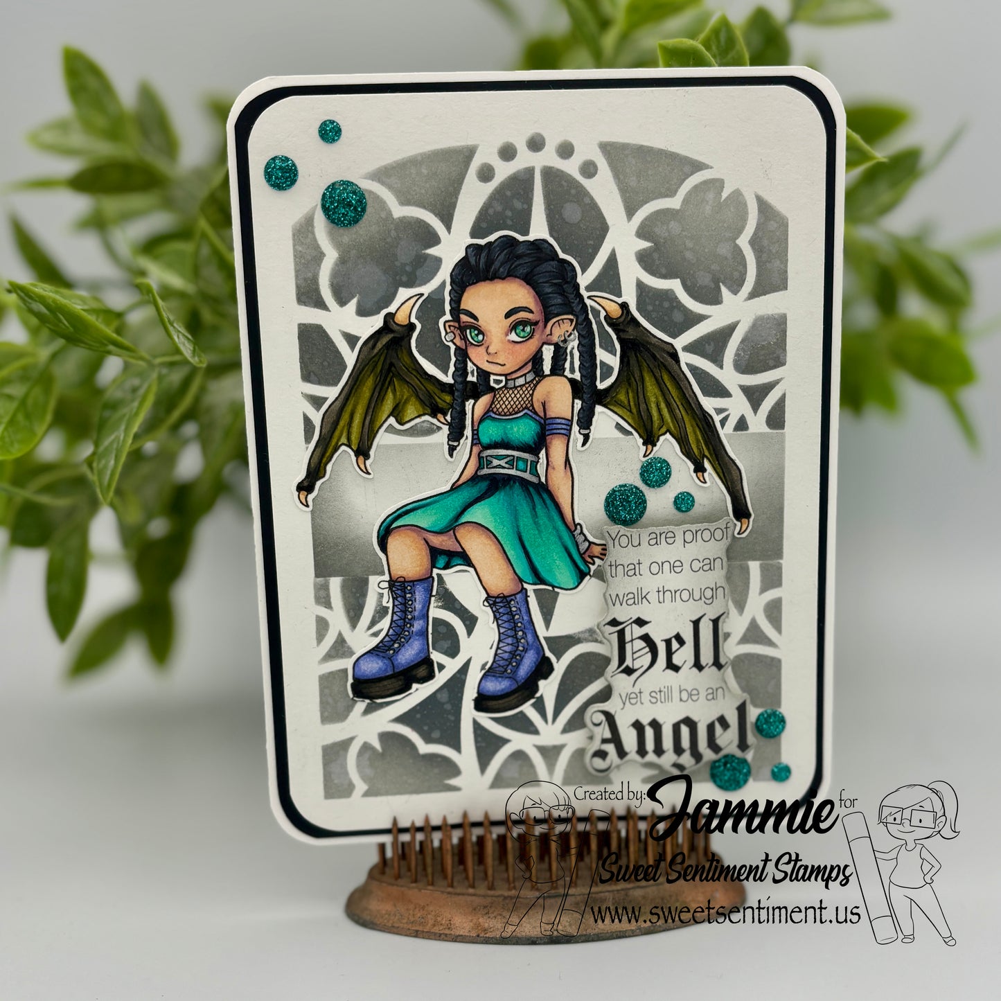 Emo Fairy Stamp & Die Set
