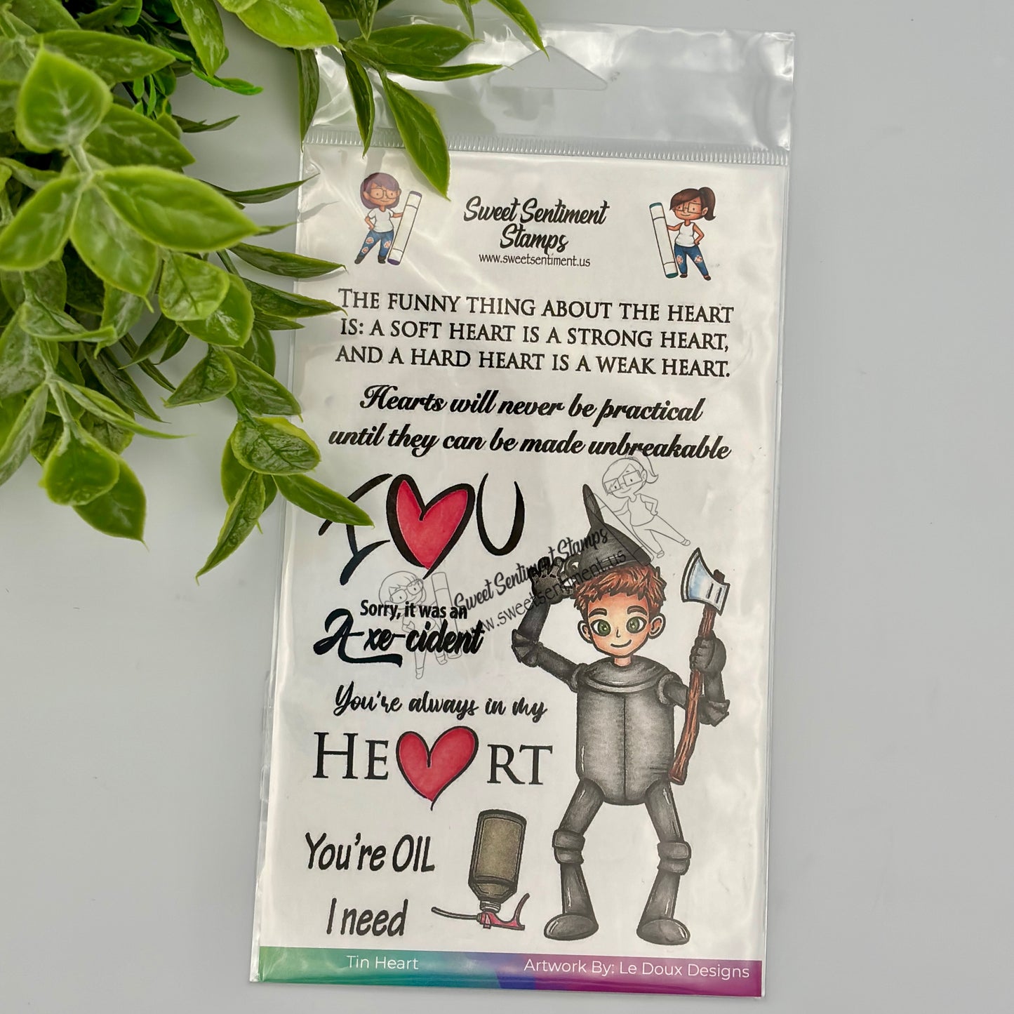 Tin Heart Stamp Set