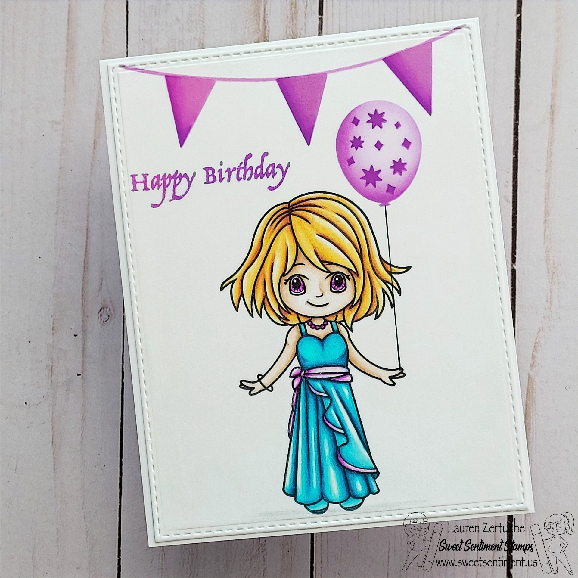 Birthday Party Stamps and Brushes — Katie the Creative Lady