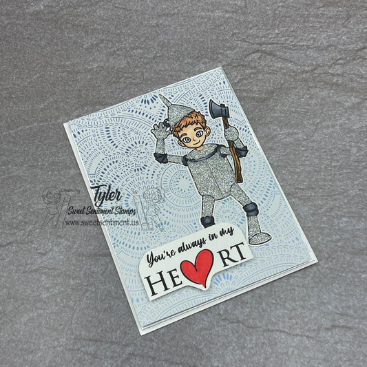 Tin Heart Stamp Set