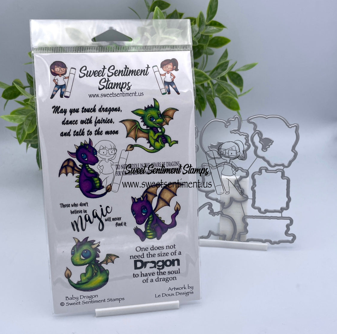 Baby Dragons Stamp & Die Set
