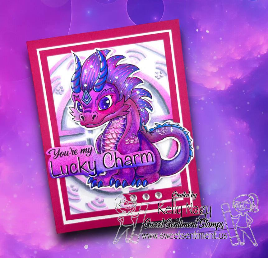 Luck Dragon Stamp & Die Set