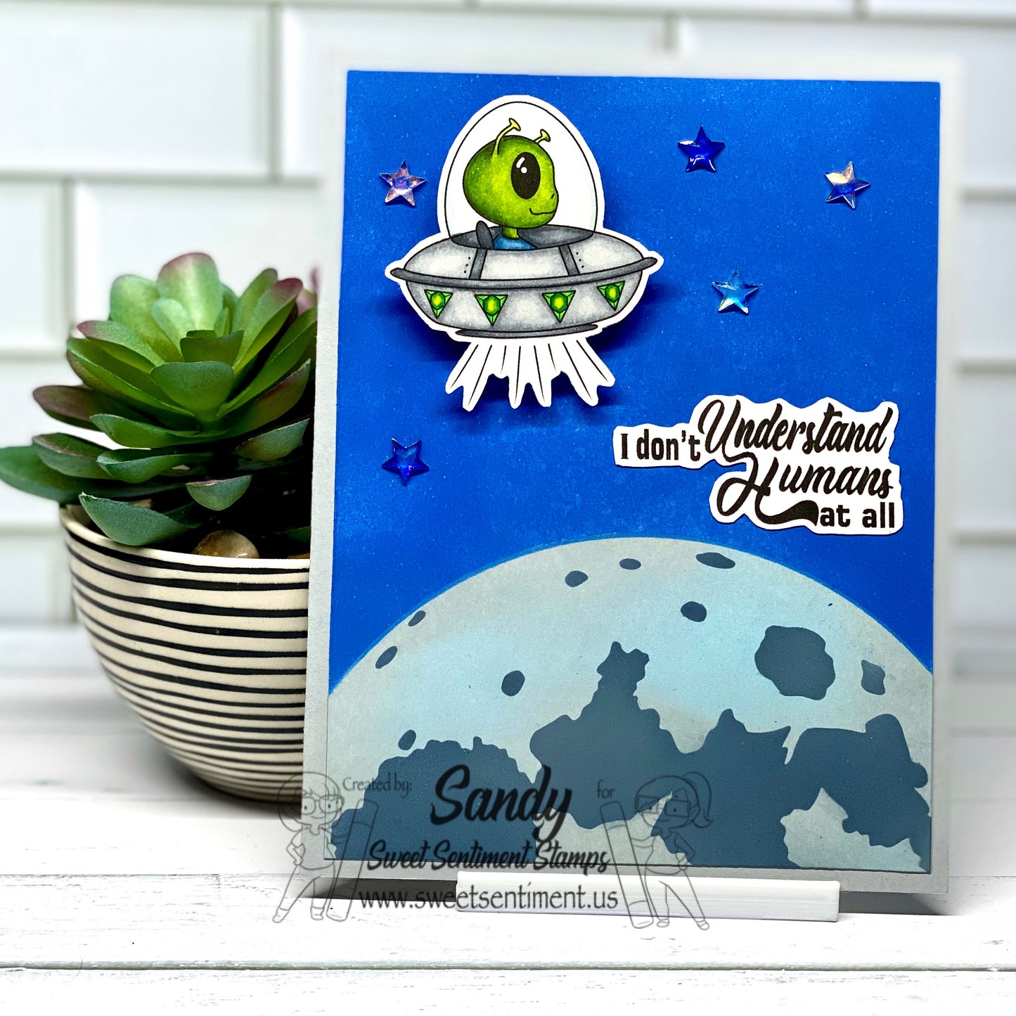 Aliens Exist Stamp Set