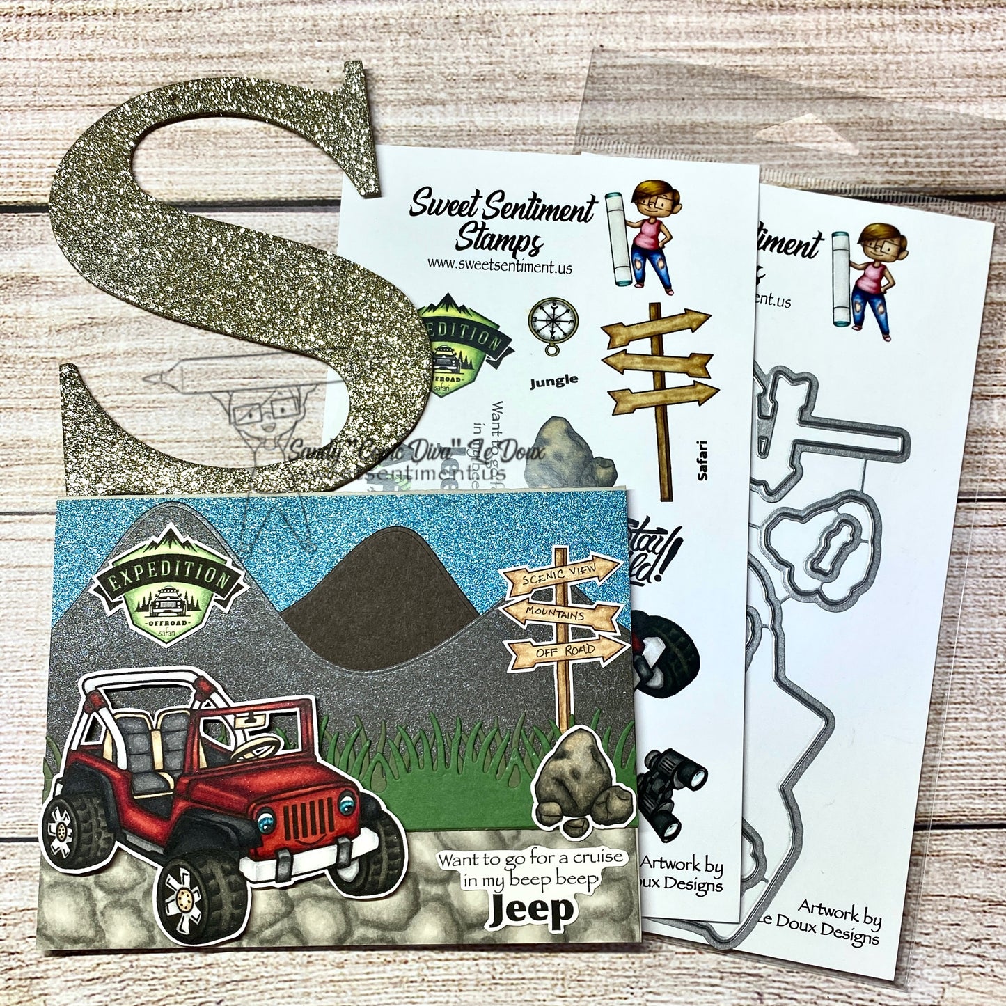 Beep Beep Jeep Stamp Set