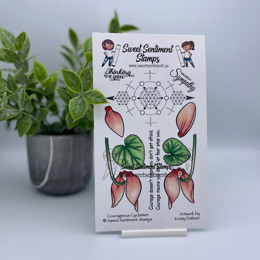 Courageous Cyclamen Stamp Set