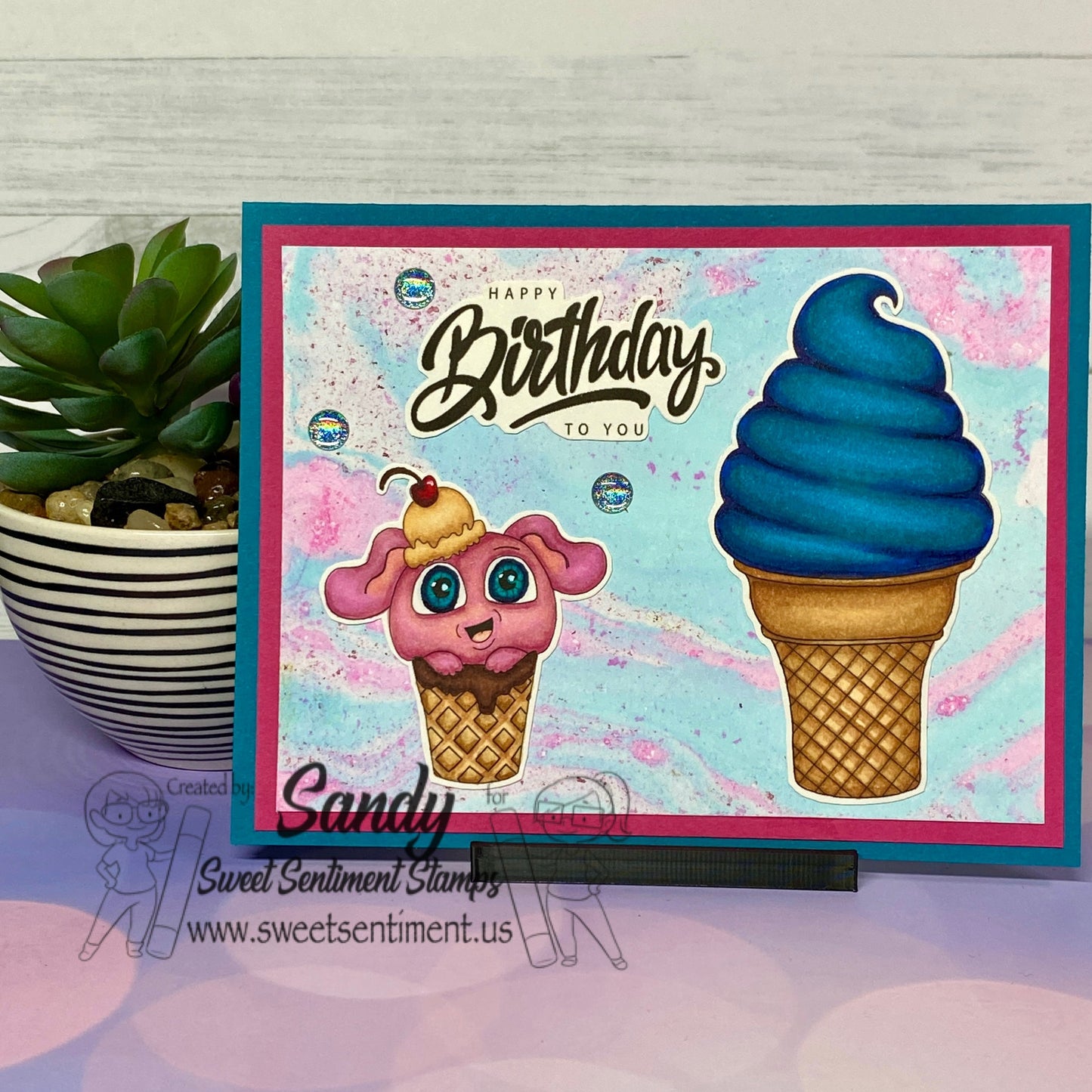 Ice Cream Monsters Stamp Set