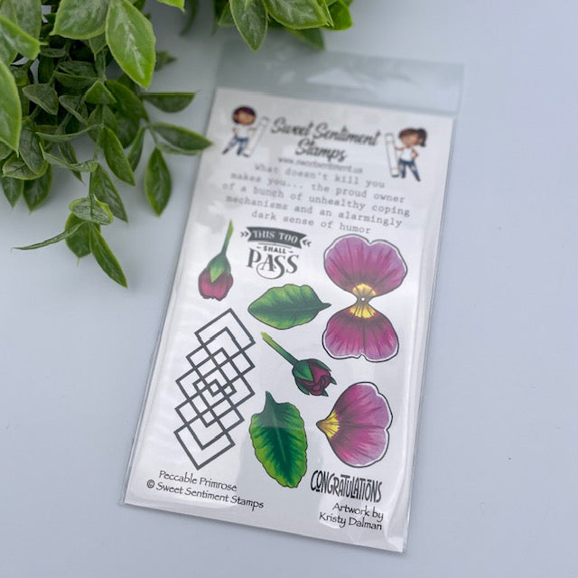 Peccable Primrose Stamp Set