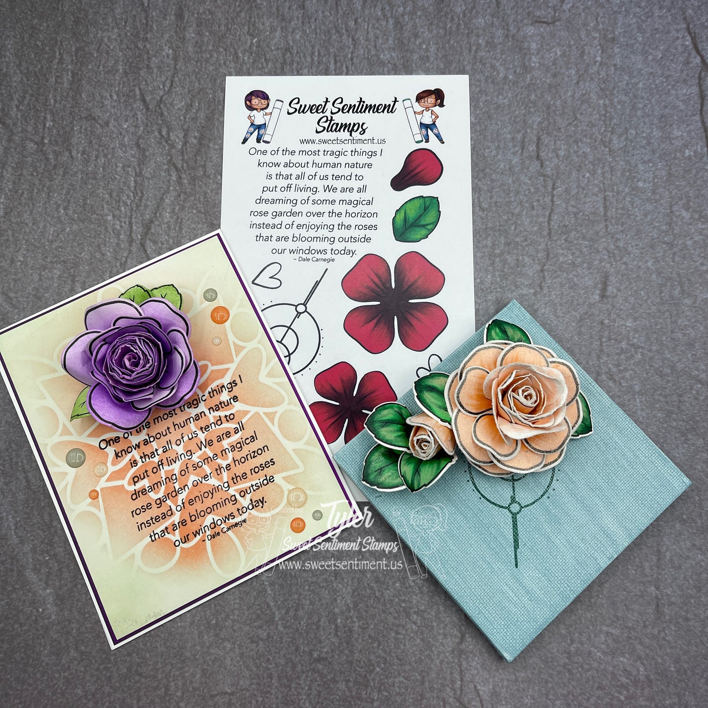Resolute Rose Stamp Set